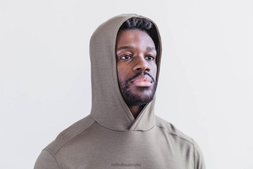 Blended Merino Wool Hoodie XJ4668312Nobull