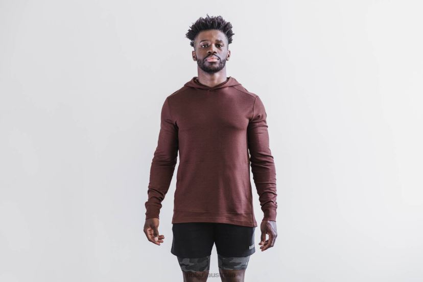 Blended Merino Wool Hoodie XJ4668313Nobull