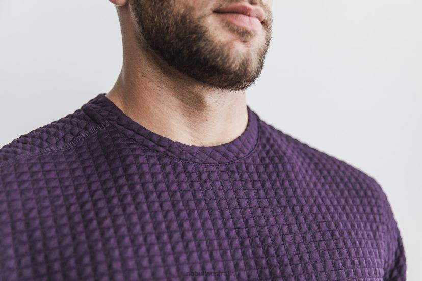 Quilted Crew Pullover XJ4668346Nobull