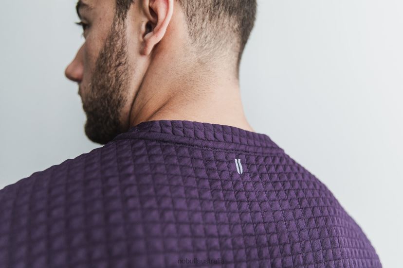 Quilted Crew Pullover XJ4668346Nobull