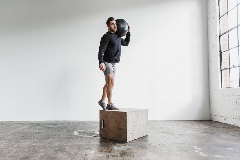 Quilted Crew Pullover XJ4668347Nobull