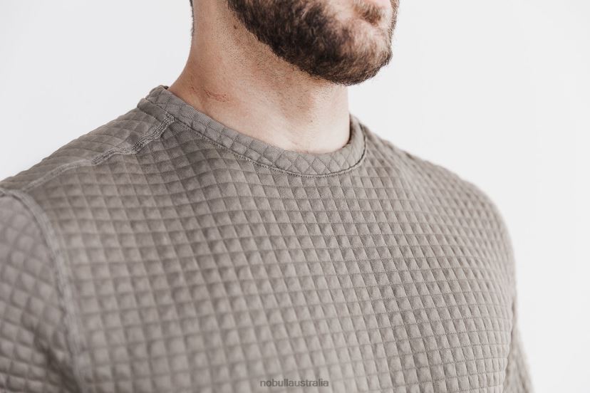 Quilted Crew Pullover XJ4668348Nobull