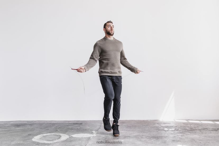 Quilted Crew Pullover XJ4668348Nobull