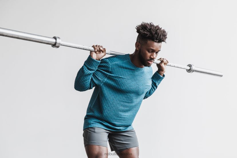 Quilted Crew Pullover XJ4668350Nobull