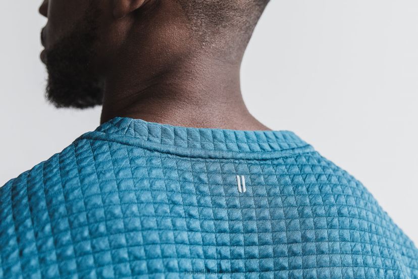 Quilted Crew Pullover XJ4668350Nobull