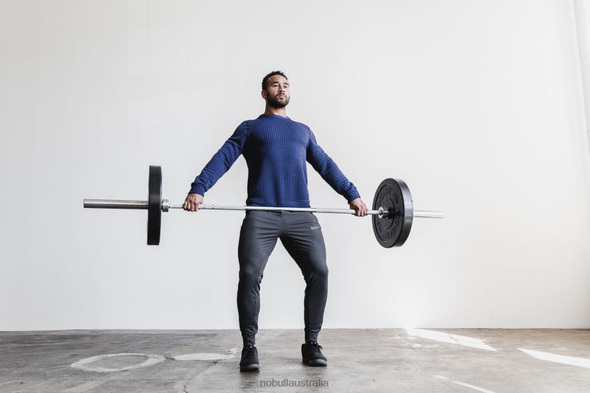 Quilted Crew Pullover XJ4668352Nobull