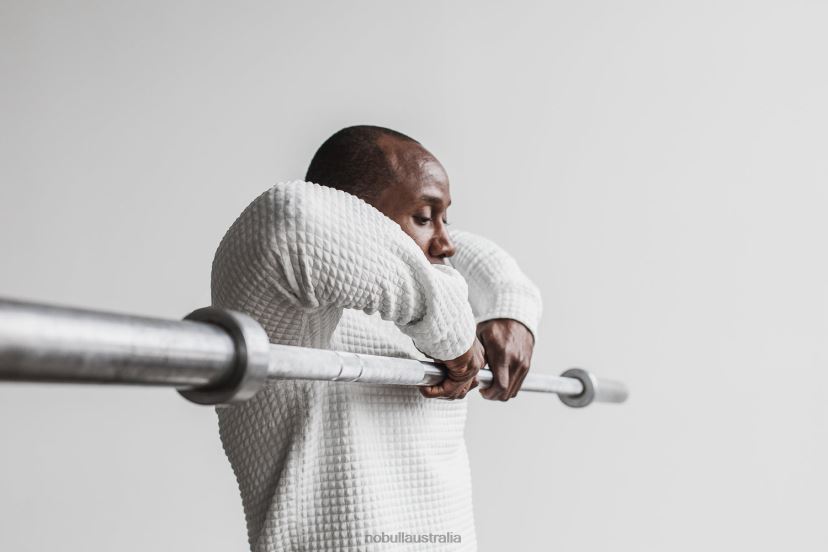 Quilted Crew Pullover XJ4668353Nobull