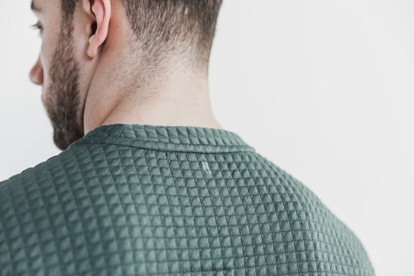 Quilted Crew Pullover XJ4668354Nobull