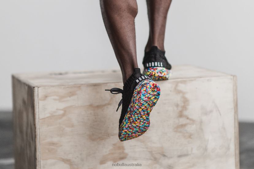 Black Wild Knit Runner XJ4668159Nobull