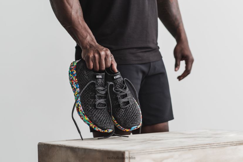 Black Wild Knit Runner XJ4668159Nobull