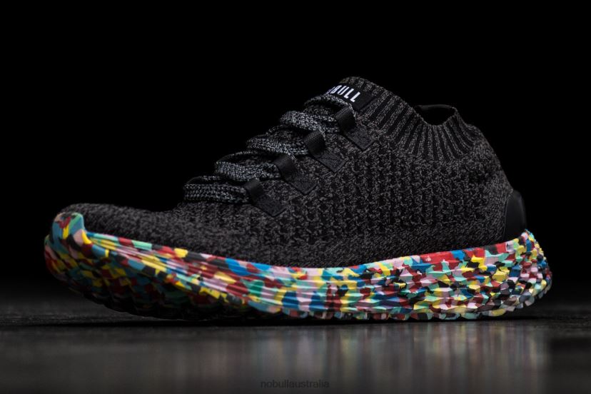 Black Wild Knit Runner XJ4668159Nobull