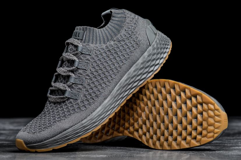 Dark Grey Knit Runner XJ4668134Nobull