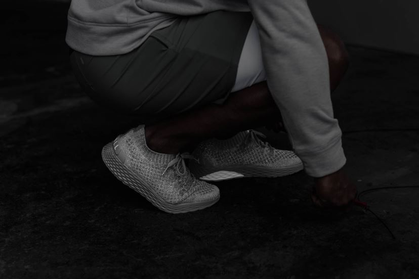 Dark Grey Reflective Knit Runner XJ4668140Nobull