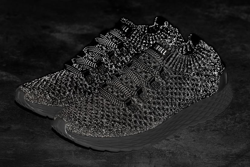 Dark Grey Reflective Knit Runner XJ4668140Nobull