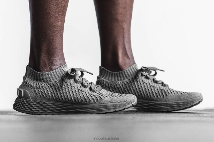 Dark Grey Reflective Knit Runner XJ4668140Nobull