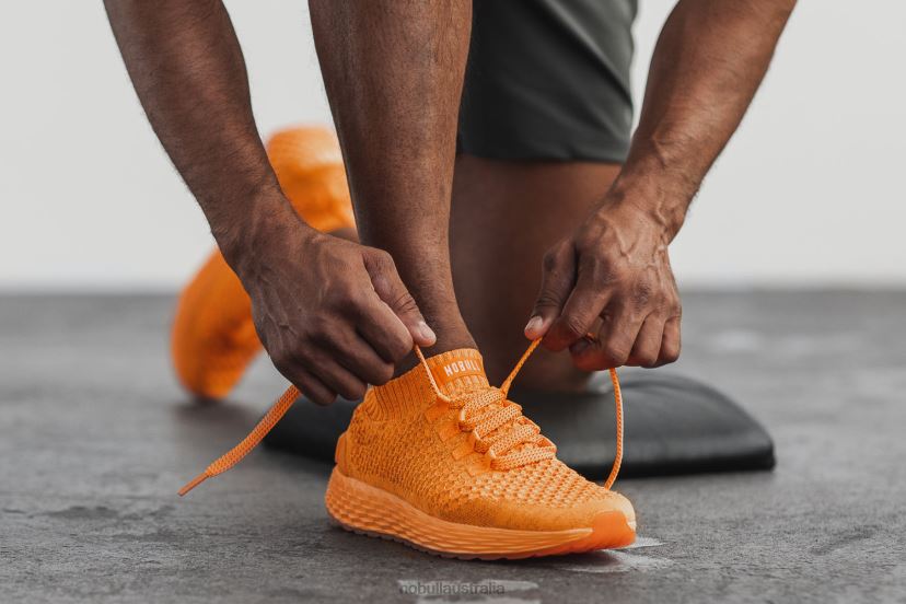 Neon Orange Reflective Knit Runner XJ4668151Nobull