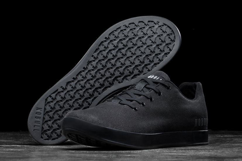 Black Canvas Trainer XJ466836Nobull