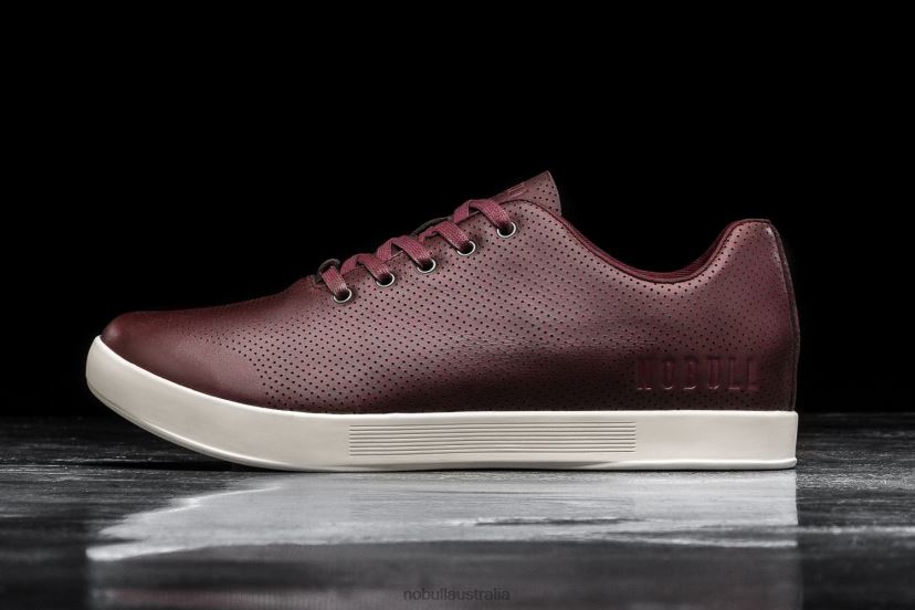 Burgundy Leather Trainer XJ466869Nobull