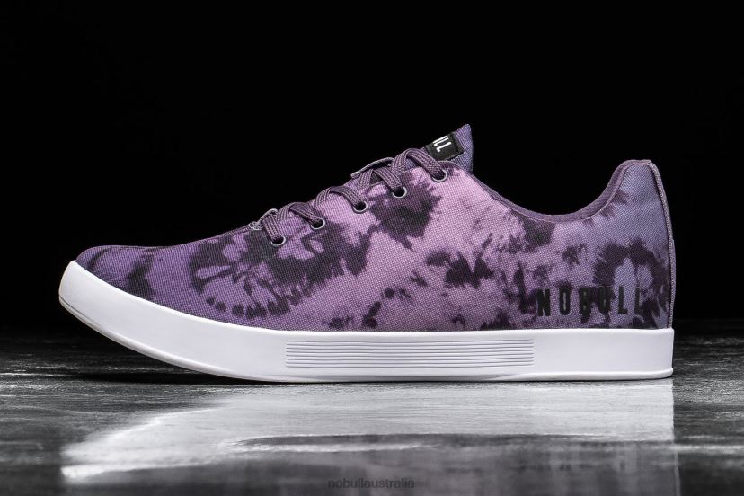 Dark Wisteria Tie-Dye Canvas Trainer XJ466858Nobull