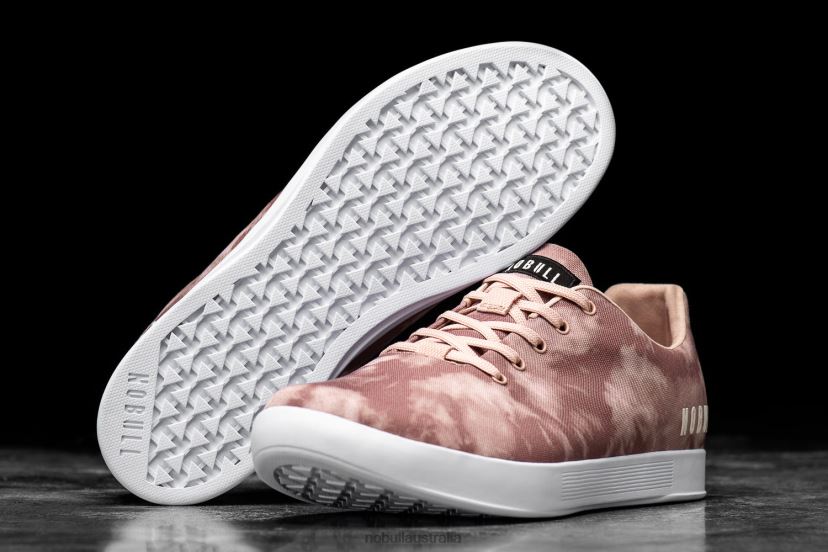 Dusty Rose Tie-Dye Canvas Trainer XJ466820Nobull