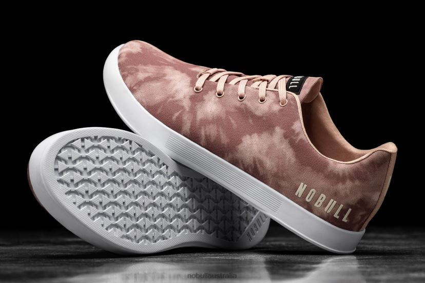 Dusty Rose Tie-Dye Canvas Trainer XJ466820Nobull