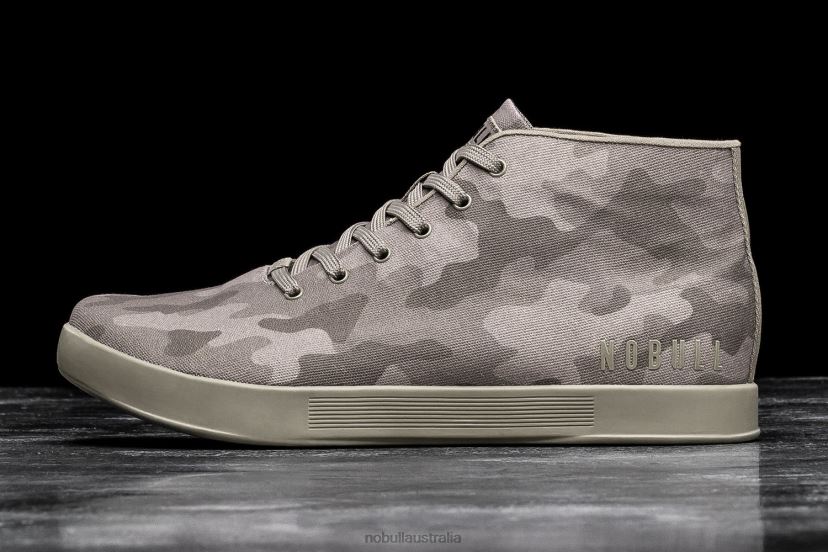 Fallen Rock Camo Canvas Mid Trainer XJ466824Nobull