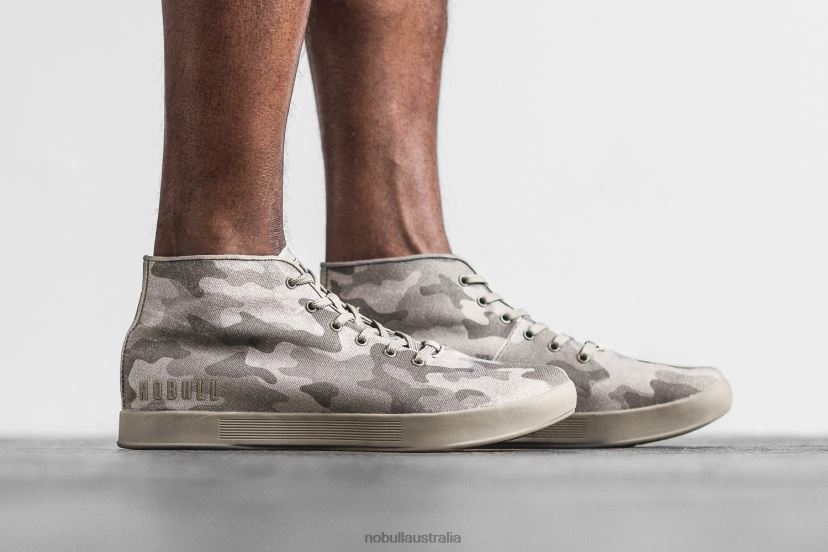Fallen Rock Camo Canvas Mid Trainer XJ466824Nobull