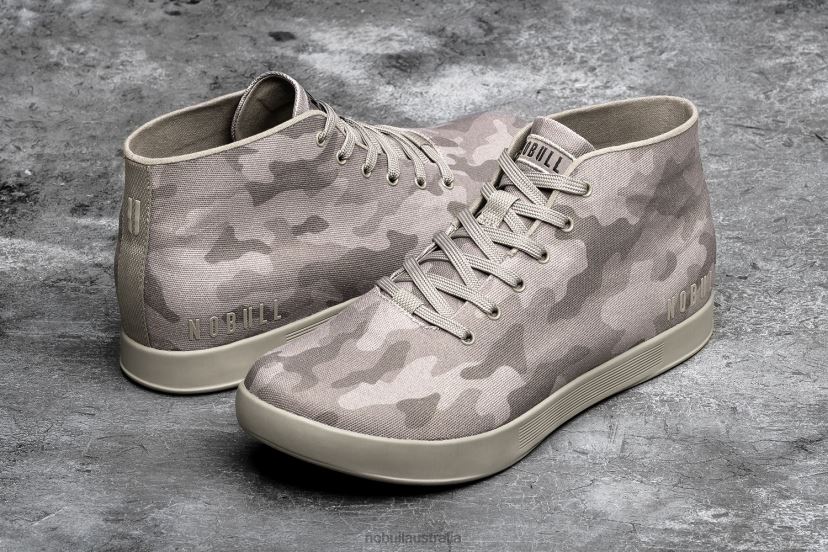 Fallen Rock Camo Canvas Mid Trainer XJ466824Nobull