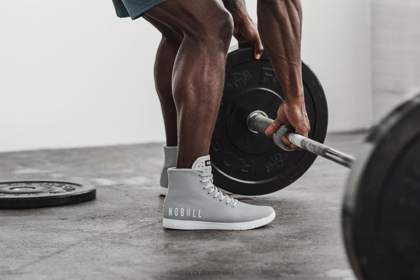 High-Top Arctic Grey Trainer XJ46687Nobull