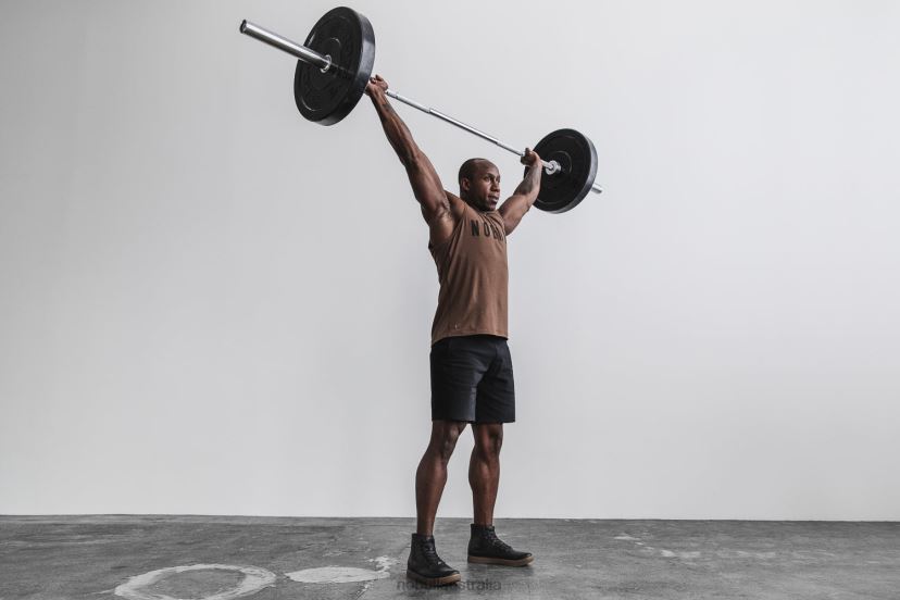 High-Top Black Dark Gum Leather Trainer XJ466840Nobull