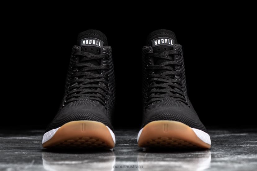 High-Top Black White Gum Trainer XJ46689Nobull