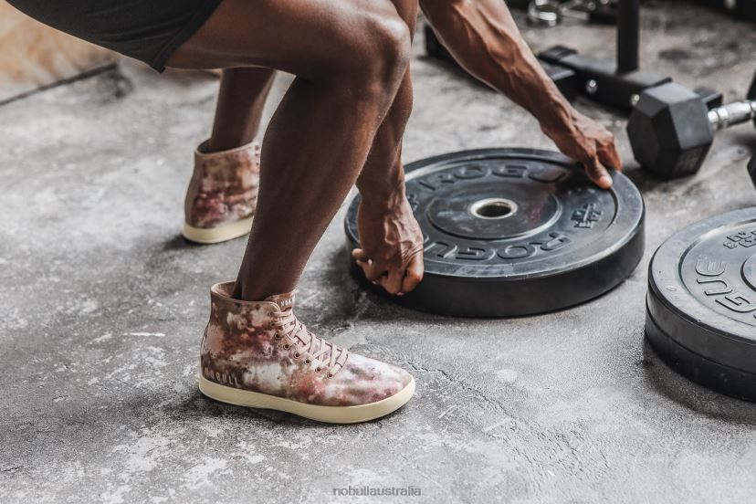 High-Top Earth Tie-Dye Canvas Trainer XJ466849Nobull