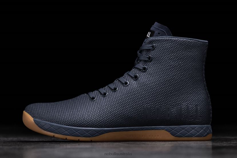 High-Top Navy Gum Trainer XJ466830Nobull