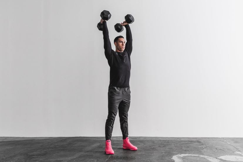 High-Top Neon Pink Trainer XJ466894Nobull