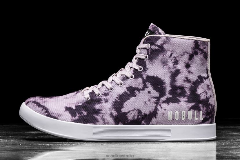 High-Top Wisteria Tie-Dye Canvas Trainer XJ466871Nobull