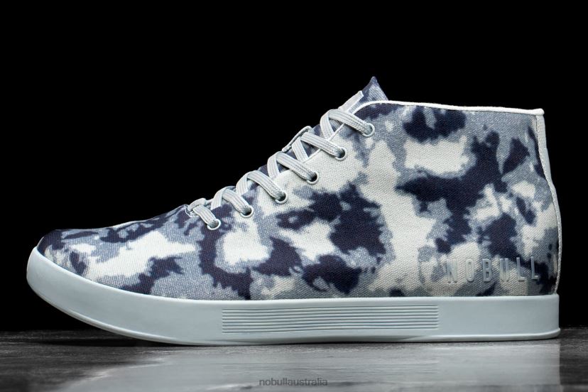 Ink & Sky Tie-Dye Canvas Mid Trainer XJ466835Nobull