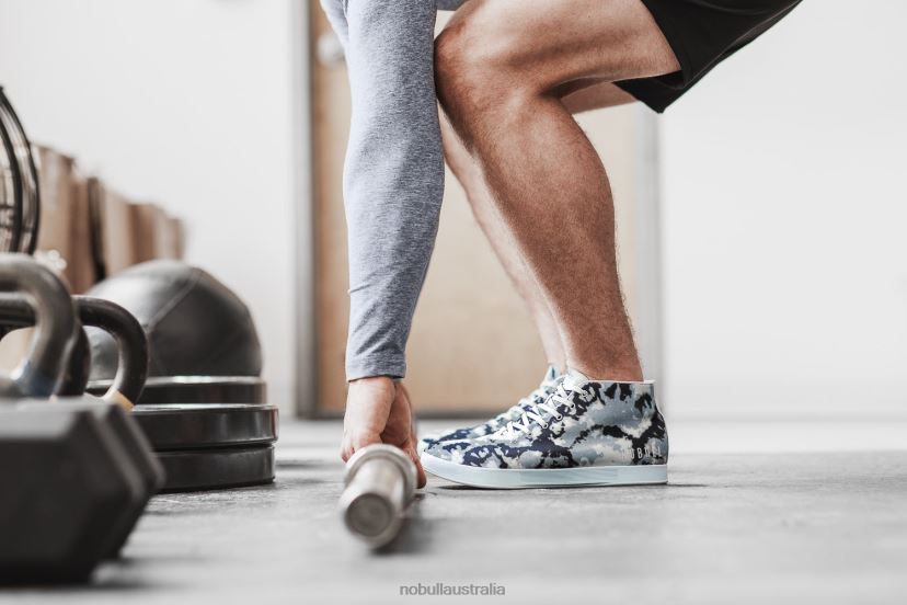 Ink & Sky Tie-Dye Canvas Mid Trainer XJ466835Nobull