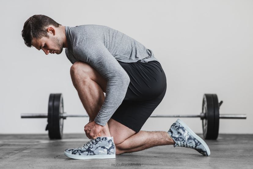 Ink & Sky Tie-Dye Canvas Mid Trainer XJ466835Nobull