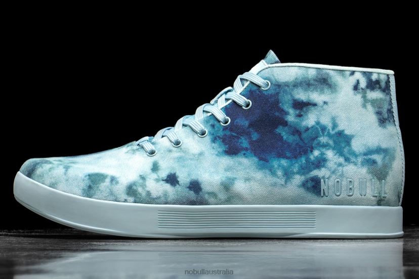 Mint Tie-Dye Canvas Mid Trainer XJ466827Nobull