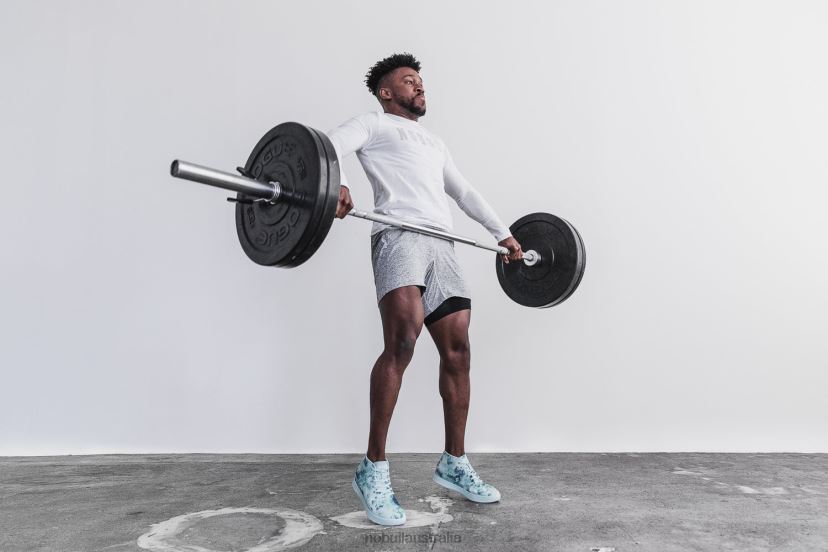 Mint Tie-Dye Canvas Mid Trainer XJ466827Nobull