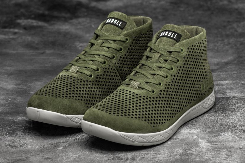 Moss Suede Mid Trainer XJ466811Nobull