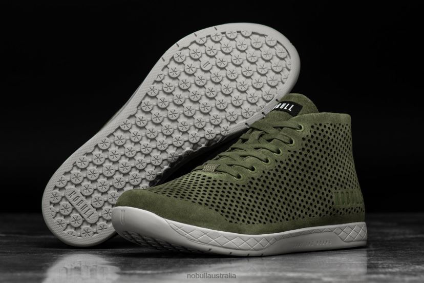 Moss Suede Mid Trainer XJ466811Nobull