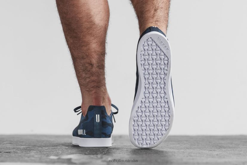 Navy Camo Canvas Trainer XJ466896Nobull