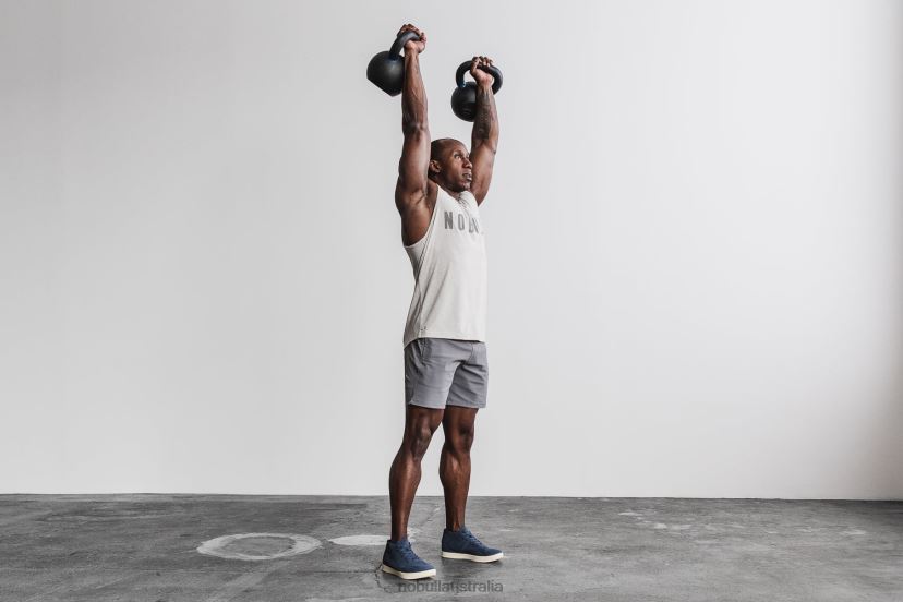 Navy Ivory Suede Mid Trainer XJ466845Nobull