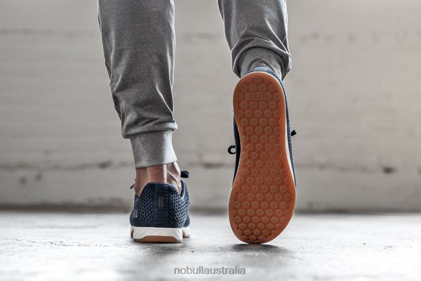 Navy Suede Trainer XJ466864Nobull