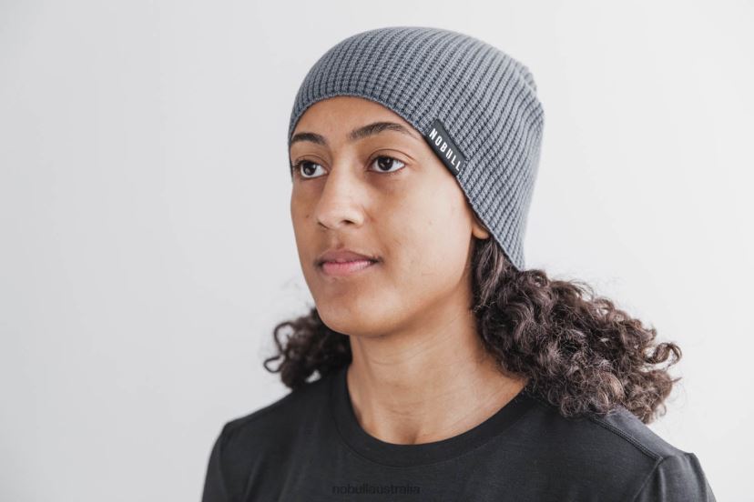 Blended Merino Wool Waffle Beanie XJ4668439Nobull