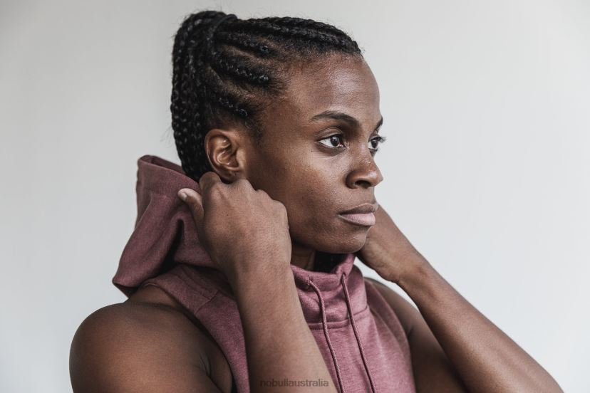 Microplush Sleeveless Hoodie XJ46681193Nobull