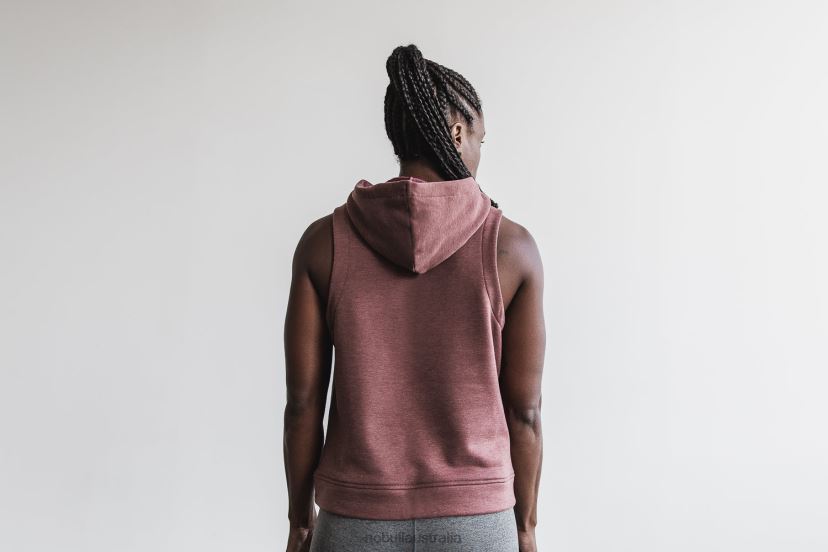 Microplush Sleeveless Hoodie XJ46681193Nobull