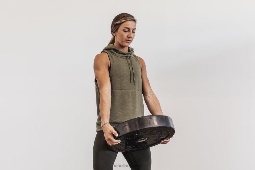 Microplush Sleeveless Hoodie XJ46681196Nobull