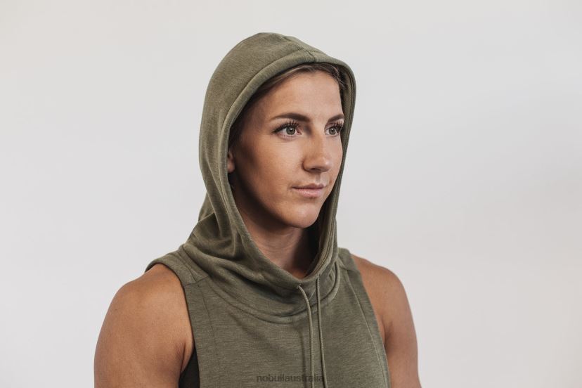 Microplush Sleeveless Hoodie XJ46681196Nobull